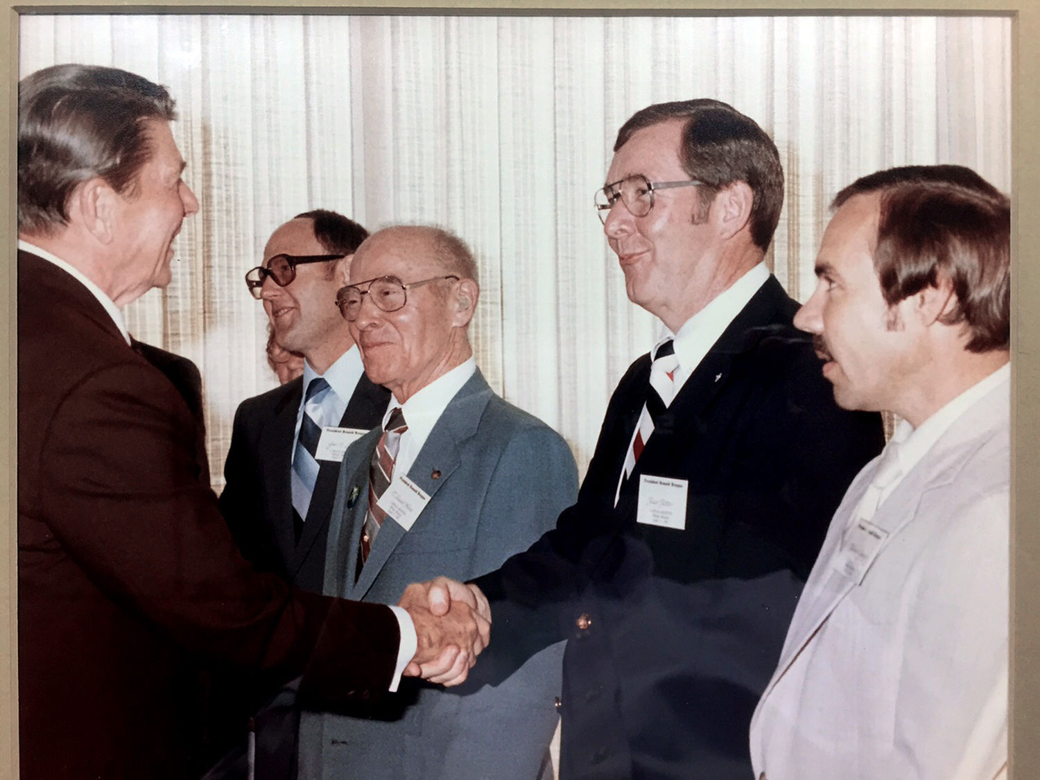 Russ Ritter with Reagan
